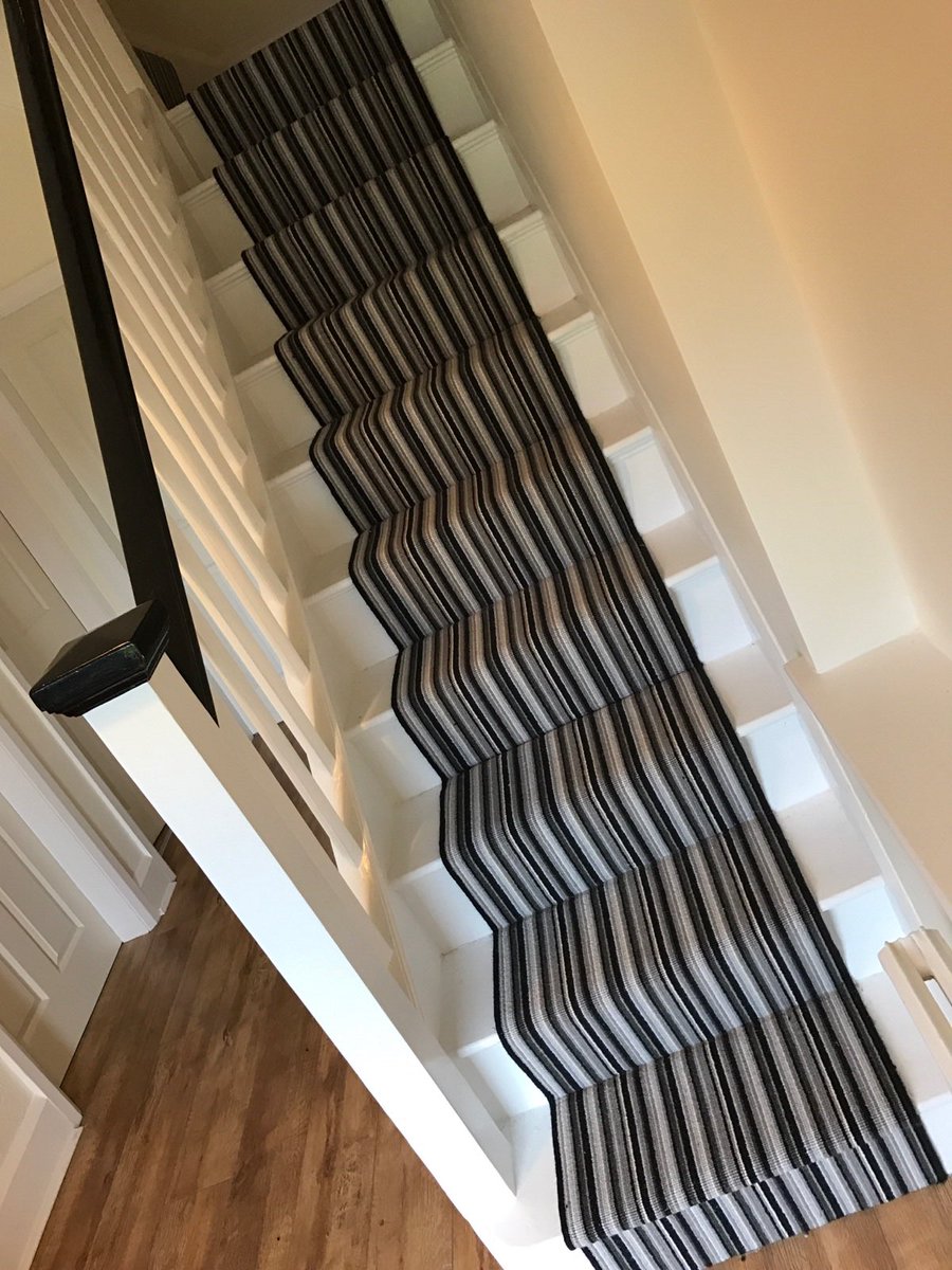 Stylish stair runners offer the best of both worlds